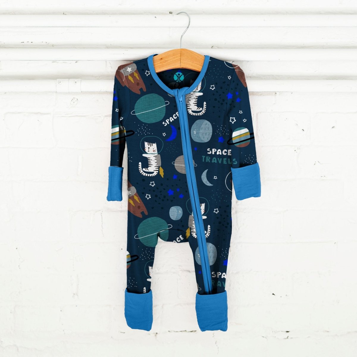Space Cat Bamboo Pajamas