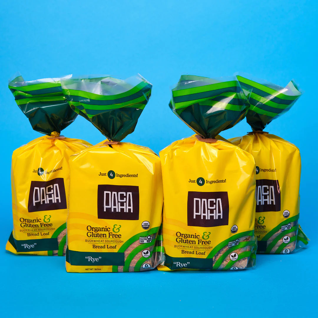 Sprouted Sourdough Buckwheat Bread | Rye Loaf | 2-Pack