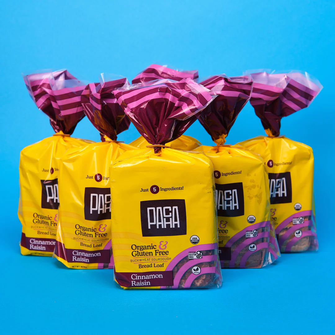 Sprouted Sourdough Buckwheat Bread | Cinnamon Raisin Loaf | 2-Pack