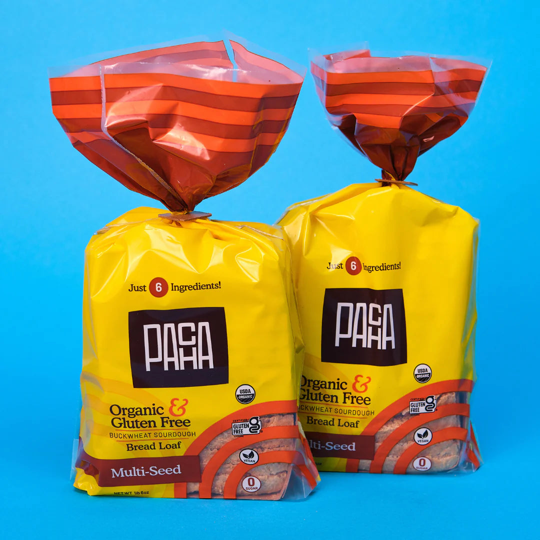 Sprouted Sourdough Buckwheat Bread | Multi-seed Loaf | 2-Pack