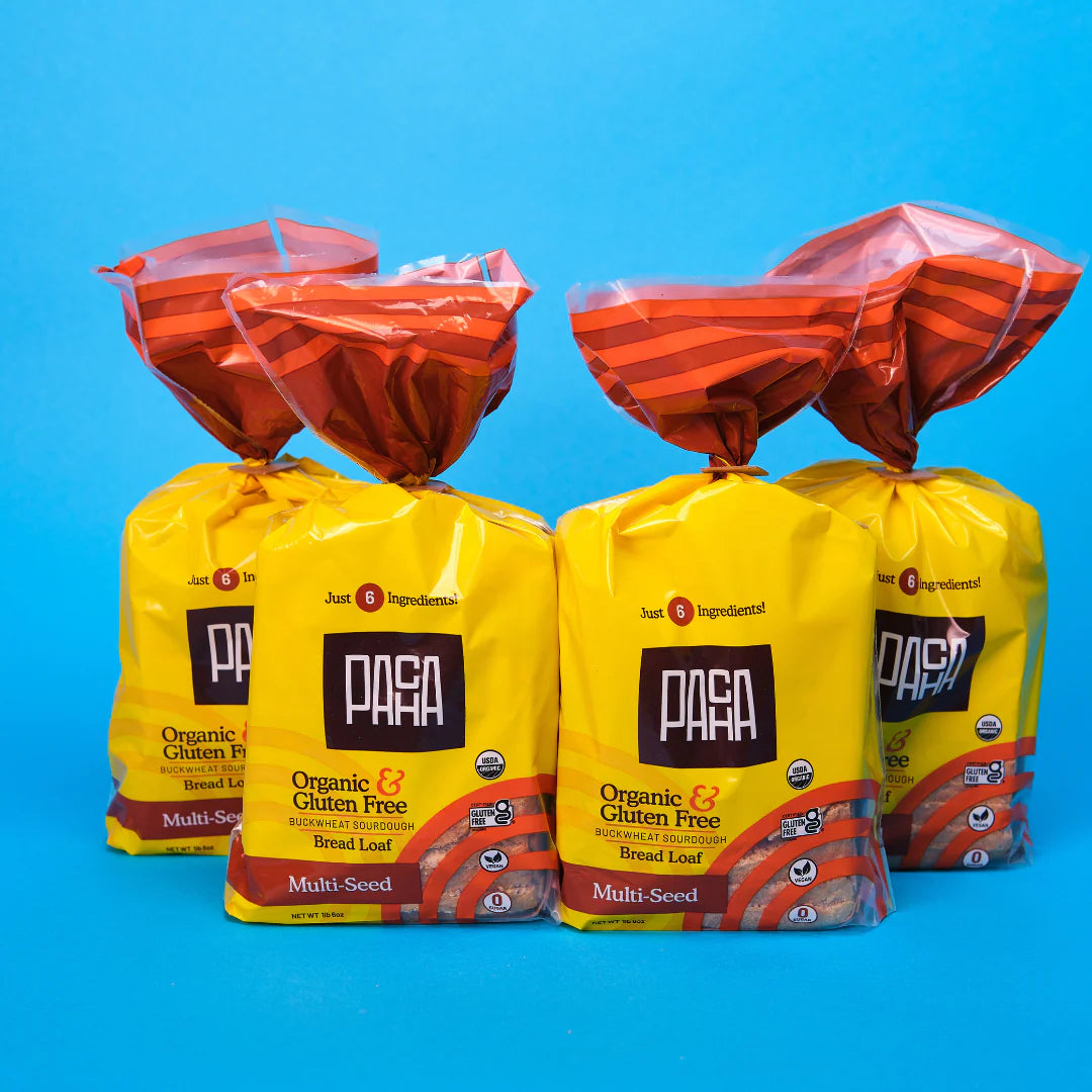 Sprouted Sourdough Buckwheat Bread | Multi-seed Loaf | 2-Pack