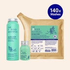 Starter Kit (140x Washes) - Exfoliating Shampoo For Loose Dandruff Flakes Tea Tree & Salicylic Acid