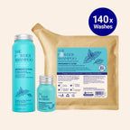 Starter Kit (140x Washes) - Purifying Shampoo For Oily Scalp & Limp Hair Peppermint & Papaya Enzyme