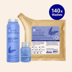 Starter Kit (140x Washes) - Relaxing Body Foam Wash For All Skin Types Lavender & Chamomile