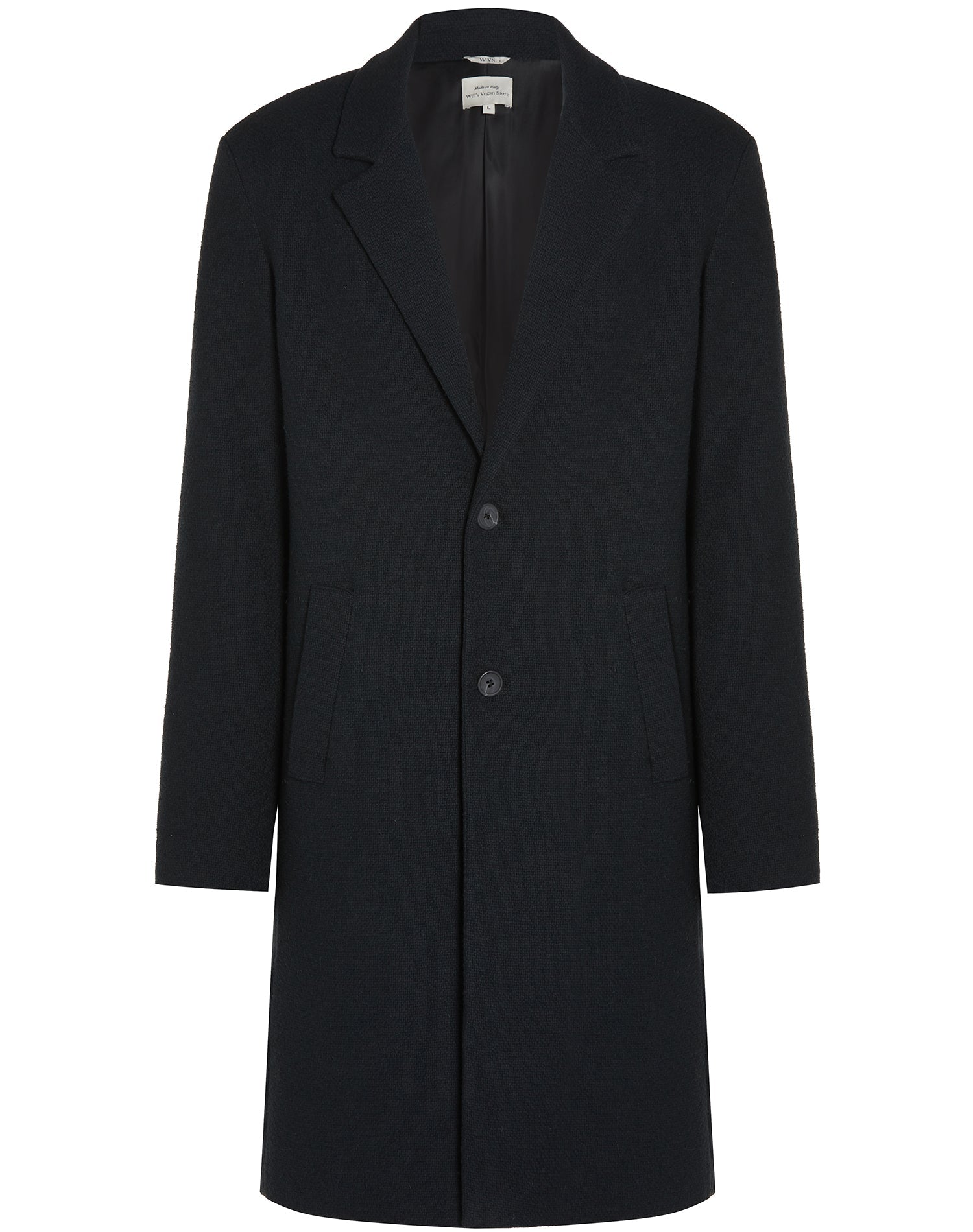Structured Vegan Wool Coat - Men's