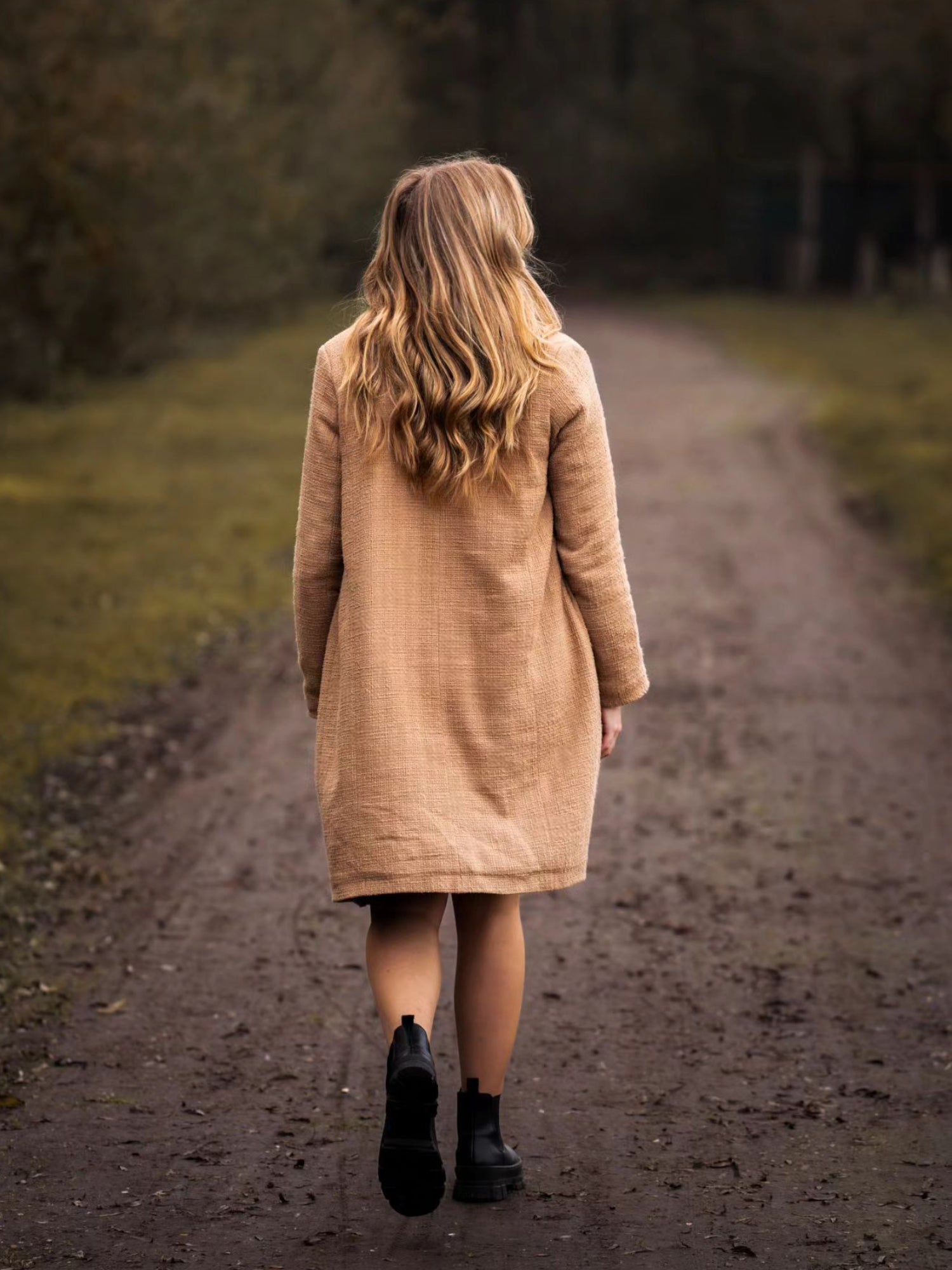 Structured Vegan Wool Coat - Men's