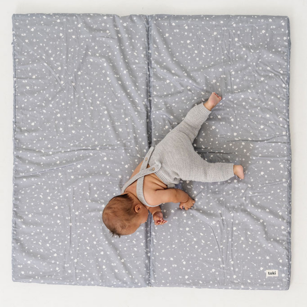 Terrazzo Slate Organic Cotton Mat