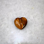 Tiger Eye Heart for Solar Plexus Chakra