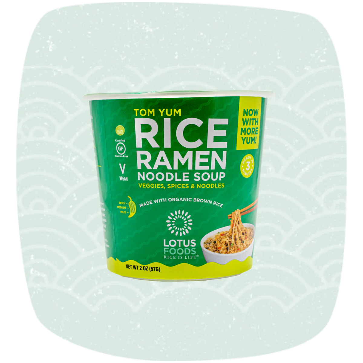 Tom Yum Rice Ramen Noodle Soup