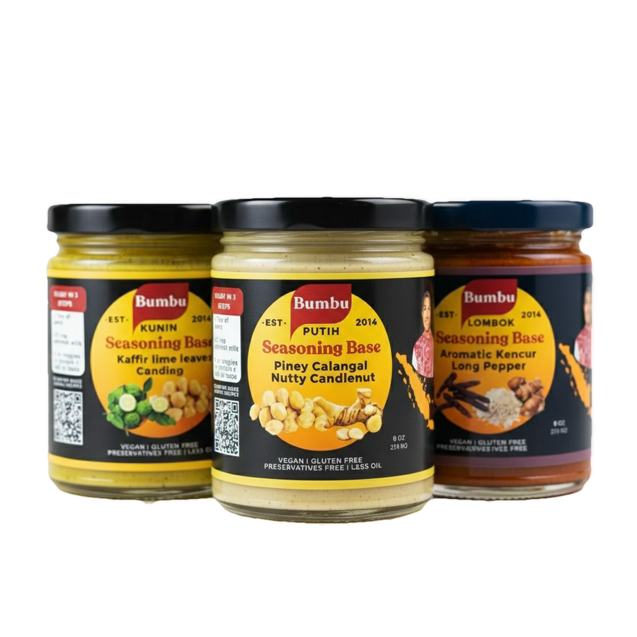 Traditional cooking base bundle of 3