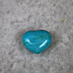 Turquoise Blue Howlite Heart Crystal for the Throat Chakra