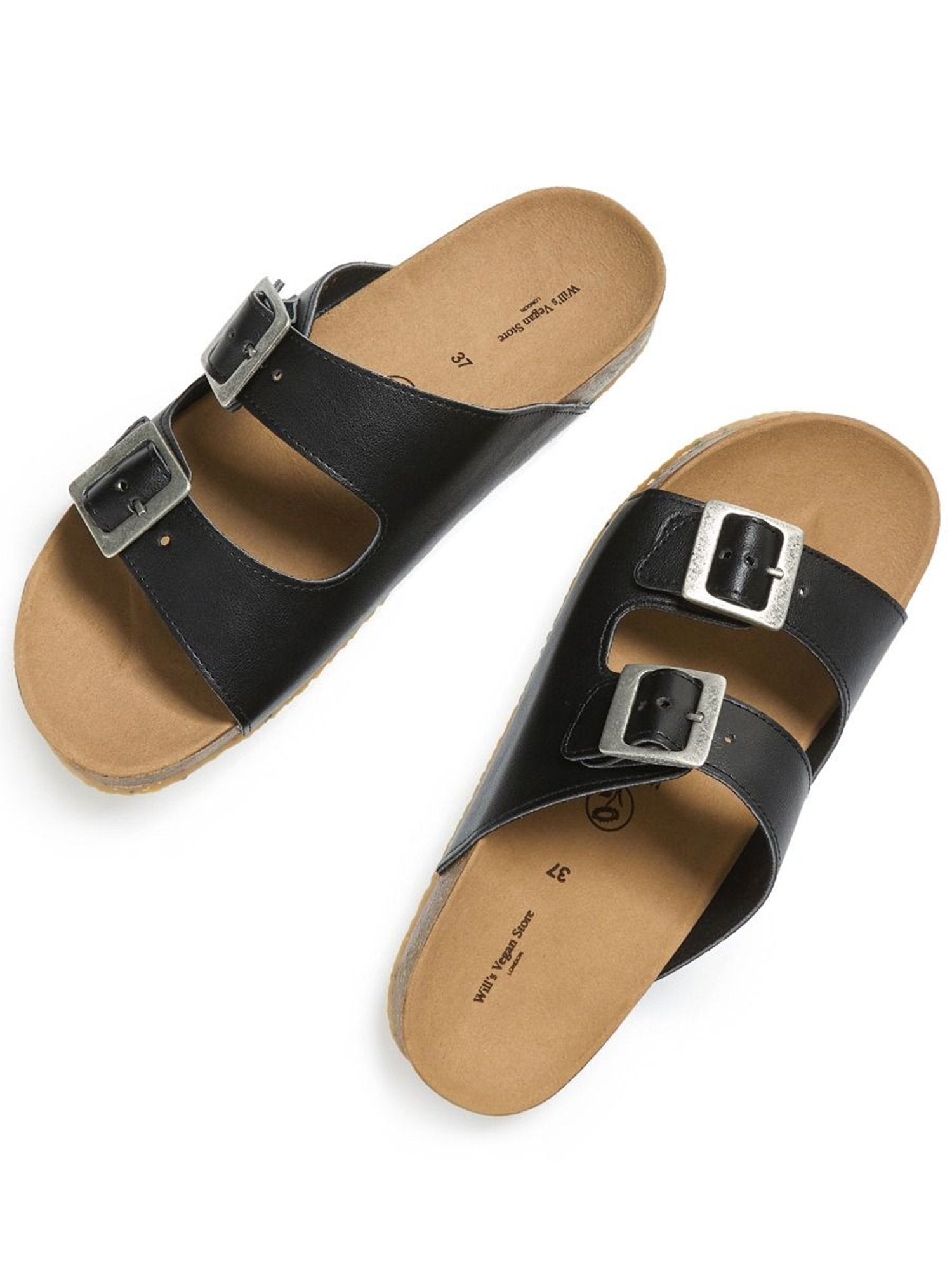 Two Strap Footbed Sandals - Women's