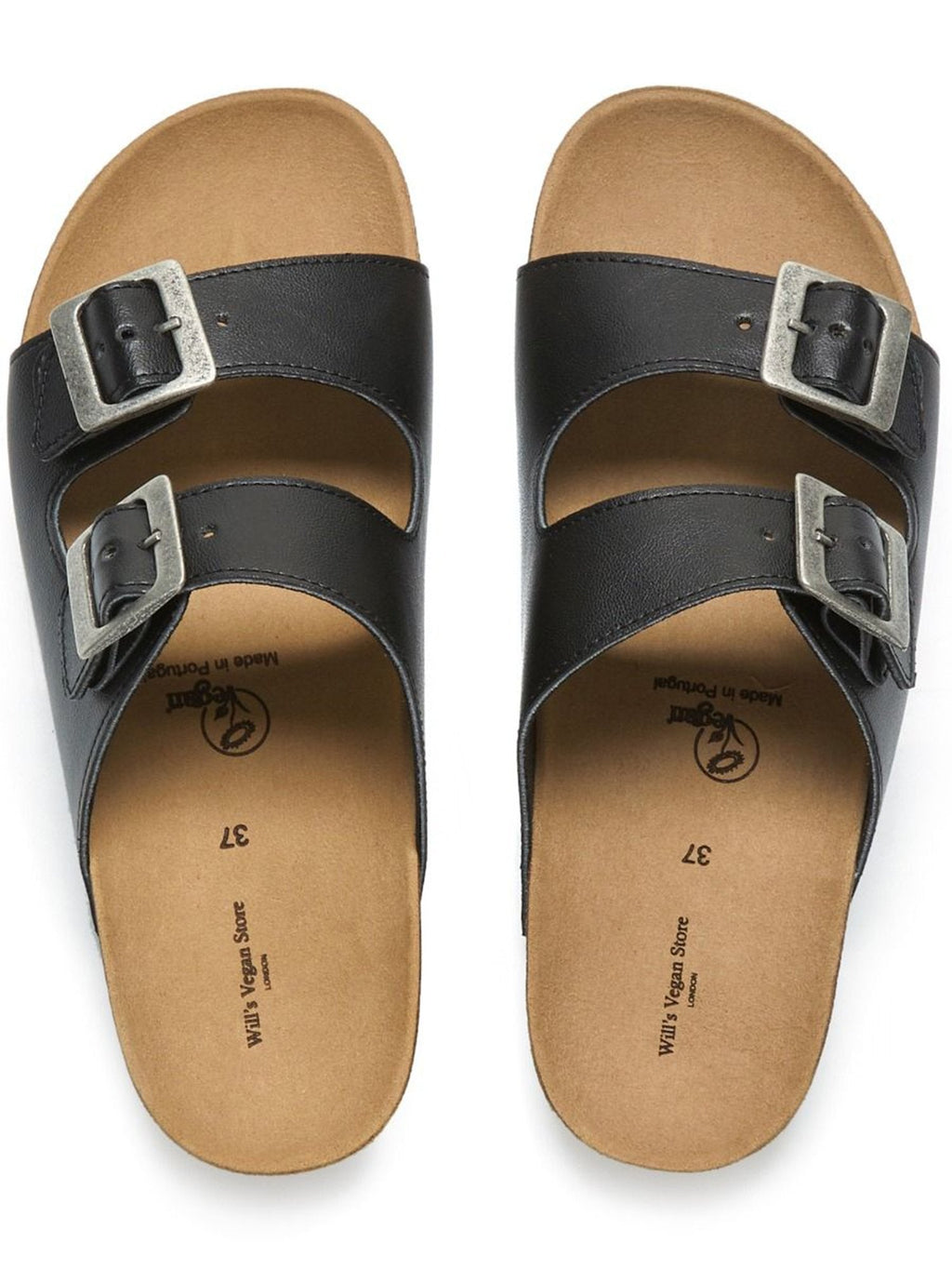 Two Strap Footbed Sandals - Women's