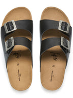 Two Strap Footbed Sandals - Women's
