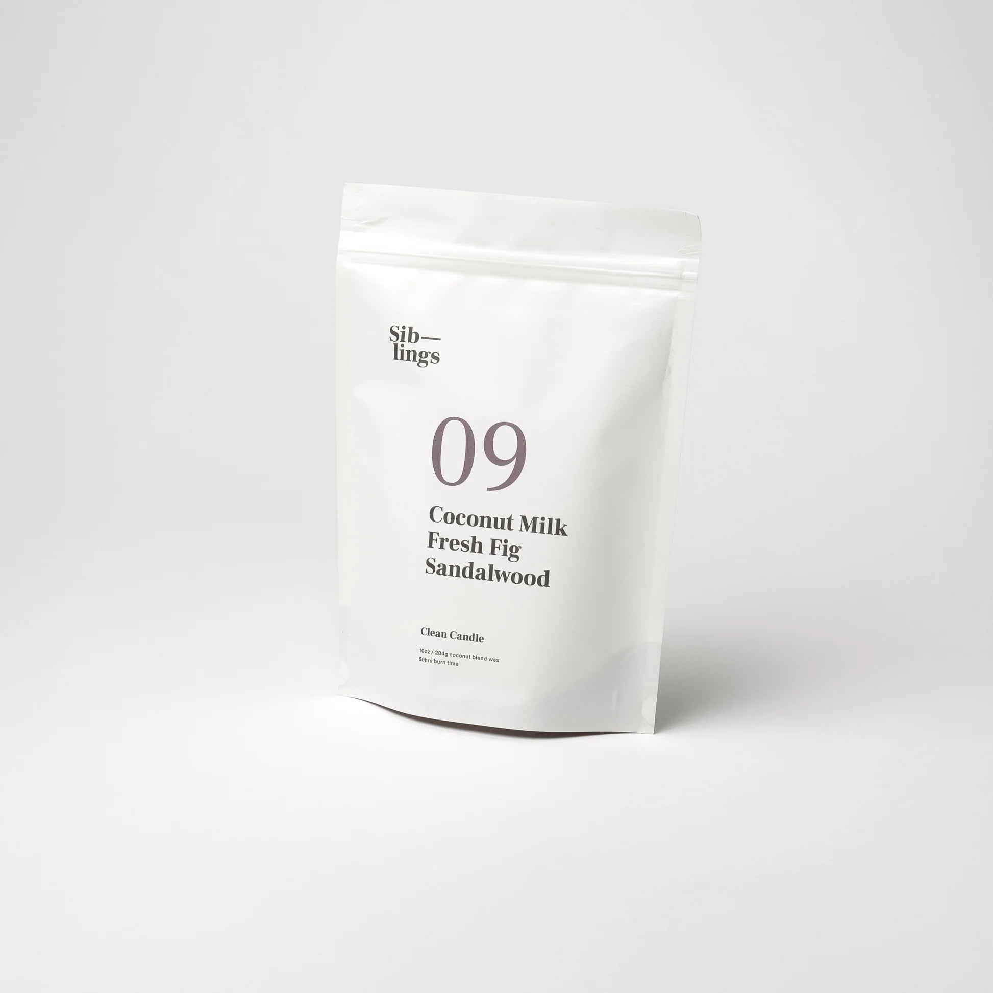No 09 — Coconut Milk, Fresh Fig, Sandalwood | Clean Candle