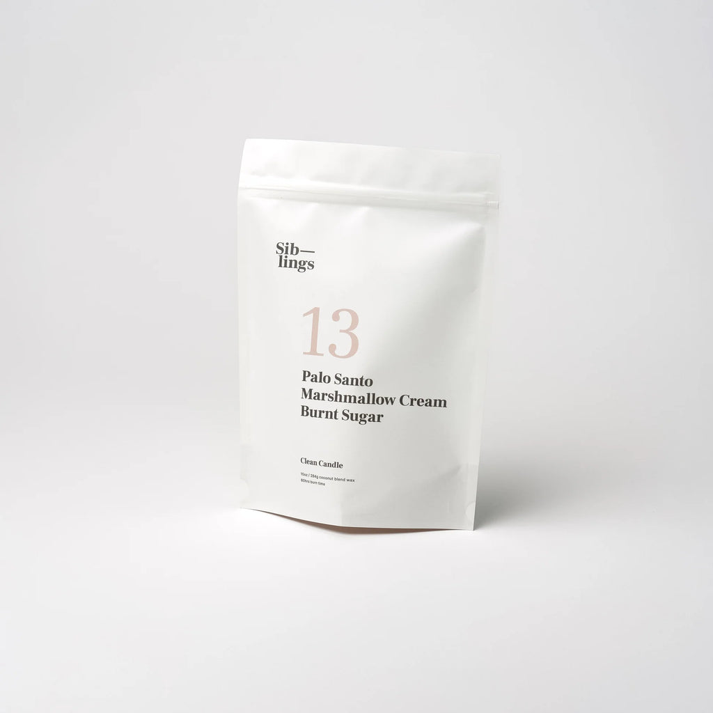 No 13 — Palo Santo, Marshmallow Cream, Burnt Sugar | Clean Candle