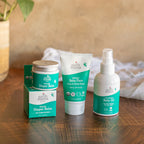Earth Mama Baby Starter Kit | Diaper Balm | Baby Oil | Nose & Cheek Balm