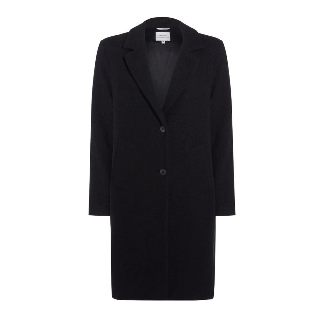 Structured Vegan Wool Coat - Women's
