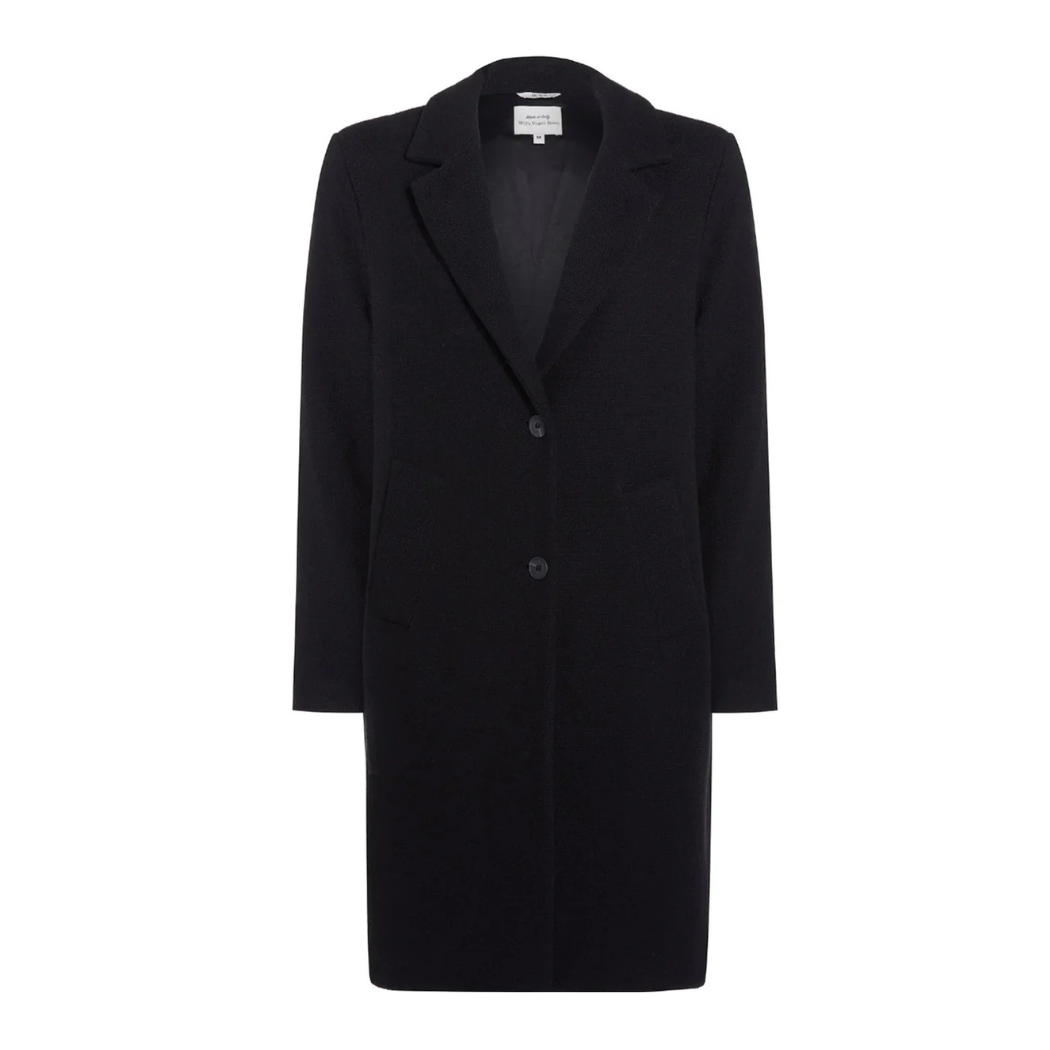 Structured Vegan Wool Coat - Women's