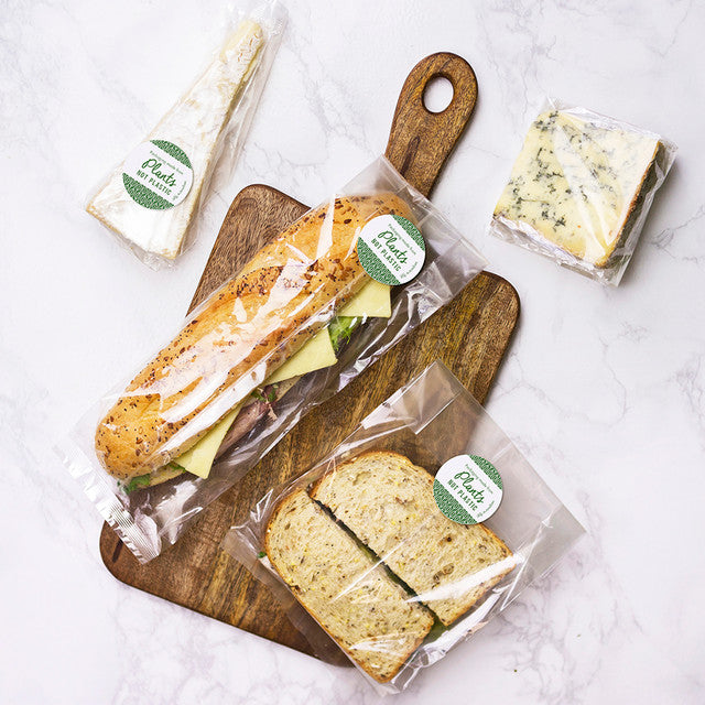 7 x 8.75" Compostable Clear Flat NatureFlex Cellophane Bags | 1,000/Case
