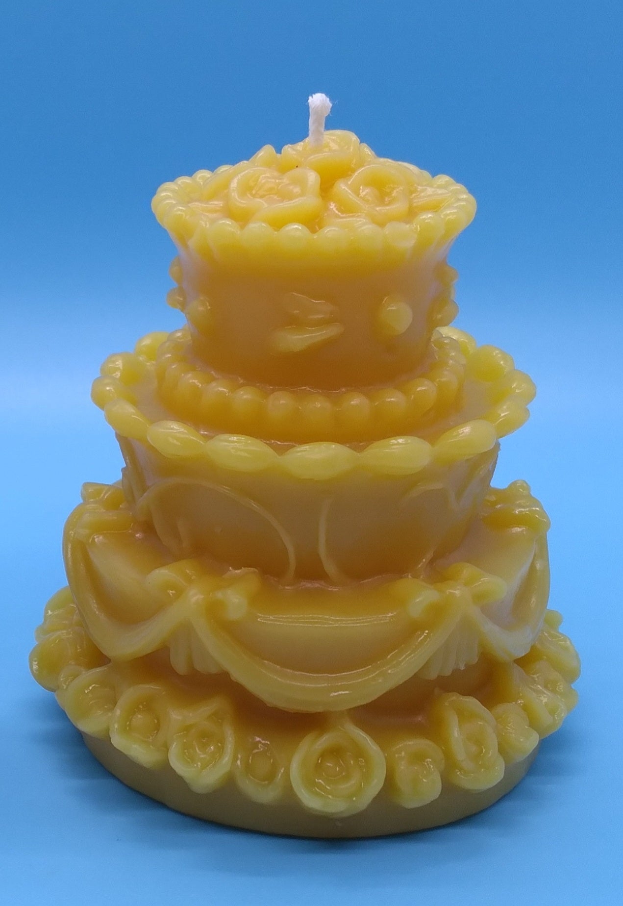 Wedding Cake Beeswax Candle