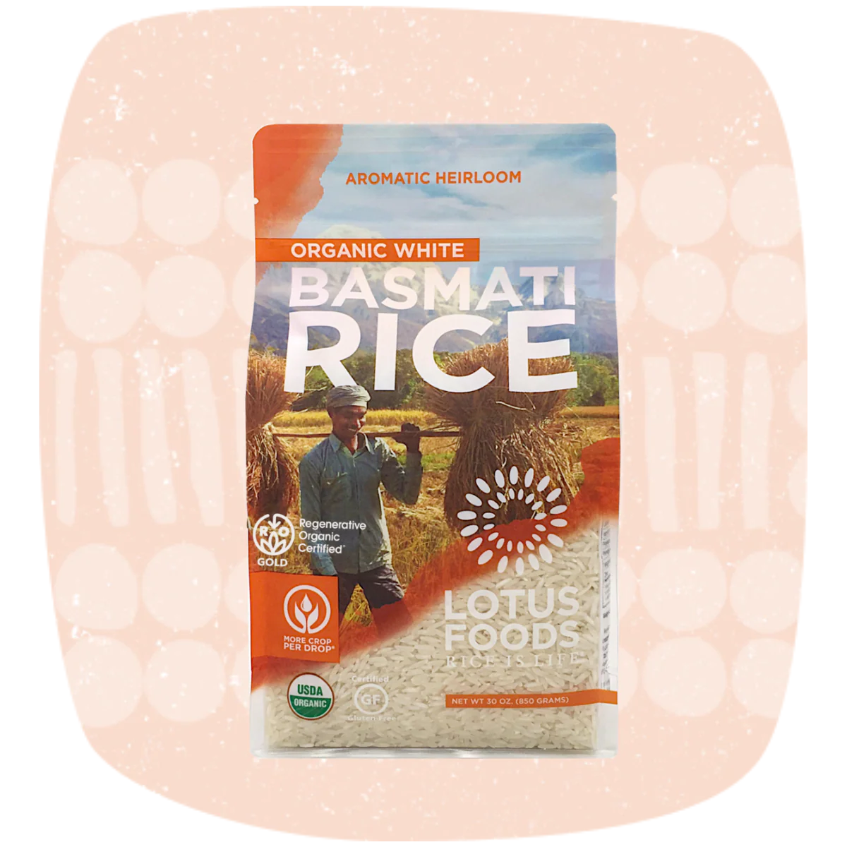 Regenerative Organic White Basmati Rice