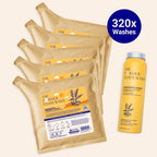 1 Year Supply (320x Washes) - Energising Body Foam Wash For All Skin Types Lemongrass & Turmeric